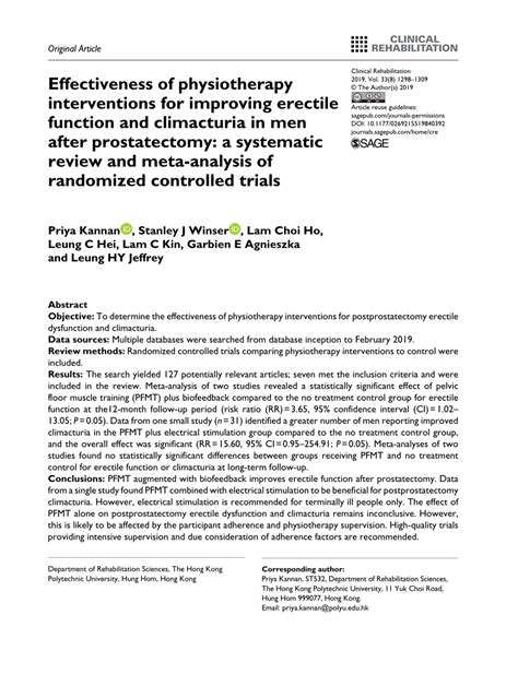 Contemporary Review of Male and Female Climacturia and。